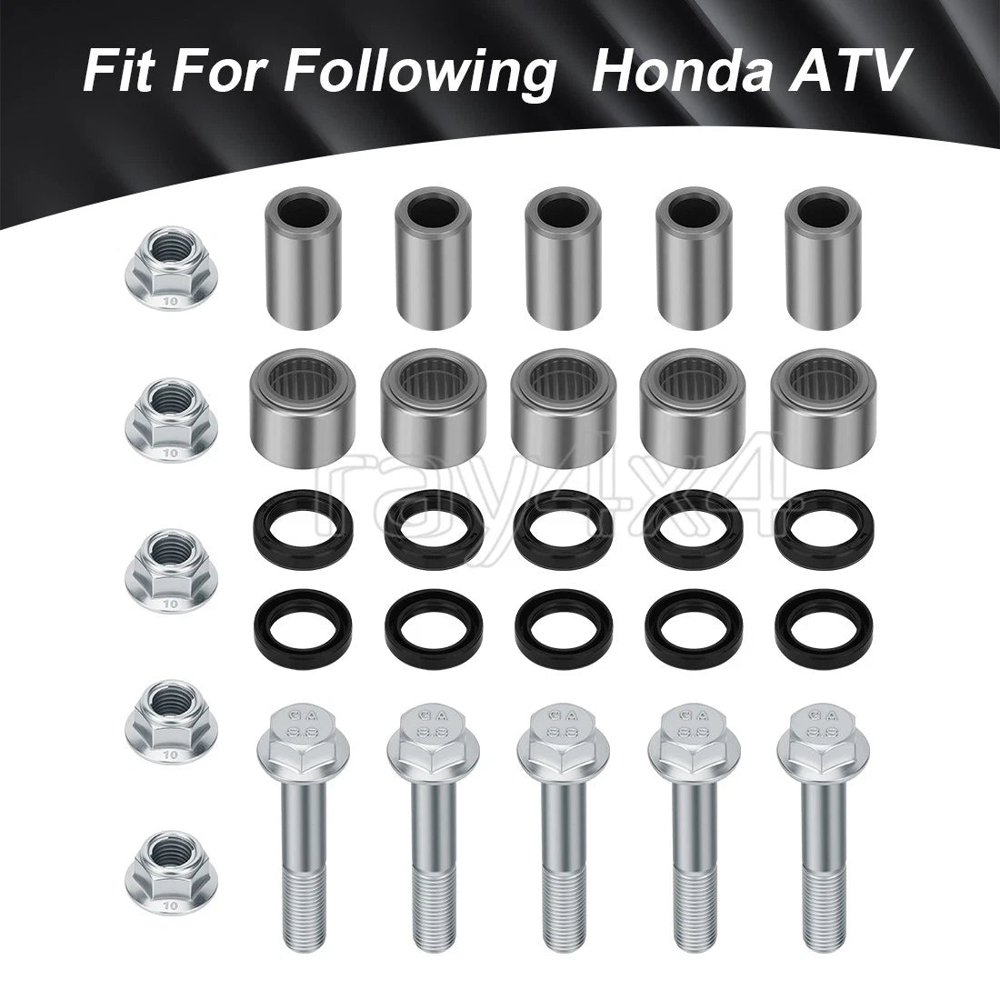 Swing Arm Linkage Bearing Kit & Bolts for Honda Sportrax TRX400X 400EX (1999–2014)
