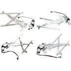 Window Regulators Set of 4 for Front & Rear (Driver Passenger Side)