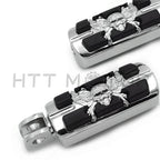 Pirate Skull Footpegs for Kawasaki Vulcan 900 Custom 800 Classic Concours (2006–2020)