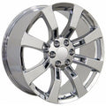 Chrome Wheel 22x9 for 1992-1994 Chevy Blazer - 5409 - OWH0986
