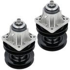 2 Spindle Double Pulley for MTD Troy Bilt 46" Deck 618-0593 618-0595 915-0595