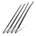 Set of 4 Window Belt Weatherstrip for Toyota Tundra CrewMax (2007–2019) 68164-0C020