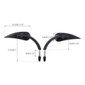 8mm Rear View Mirrors for Harley CVO Softail Fat Boy (883, 1200)