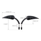 8mm Rear View Mirrors for Harley CVO Softail Fat Boy (883, 1200)