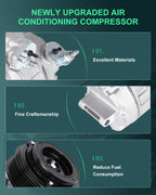 A/C Compressor for Ford Explorer 3.5L (2011–2015)