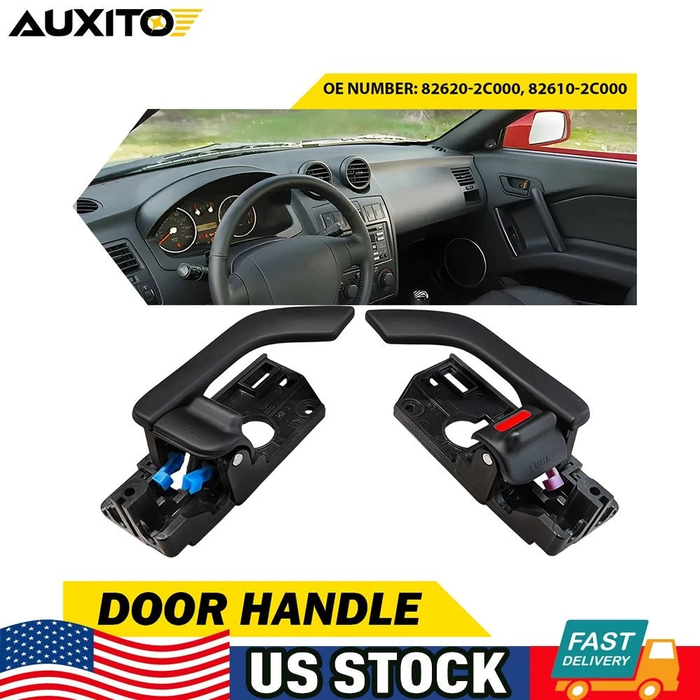 2X Front Left Right Interior Door Handle for Hyundai Tiburon (2003–2008)