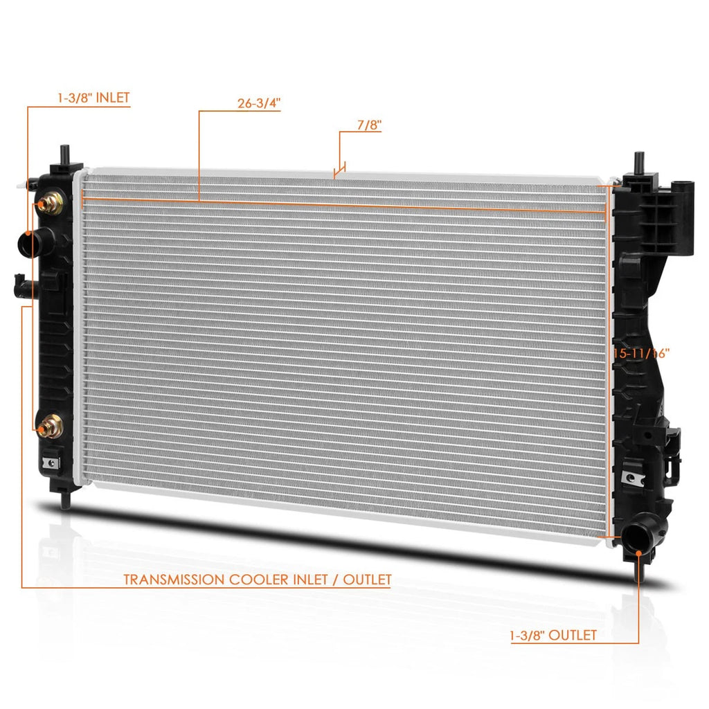 Aluminum OE Style Radiator for Buick Regal/Chevy Malibu 2013–2016 DPI-13328