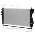 Aluminum OE Style Radiator for Buick Regal/Chevy Malibu 2013–2016 DPI-13328