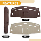 Dashboard Cover Mat for Mercedes-Benz Vito (2015-2020) - Brown Carpet