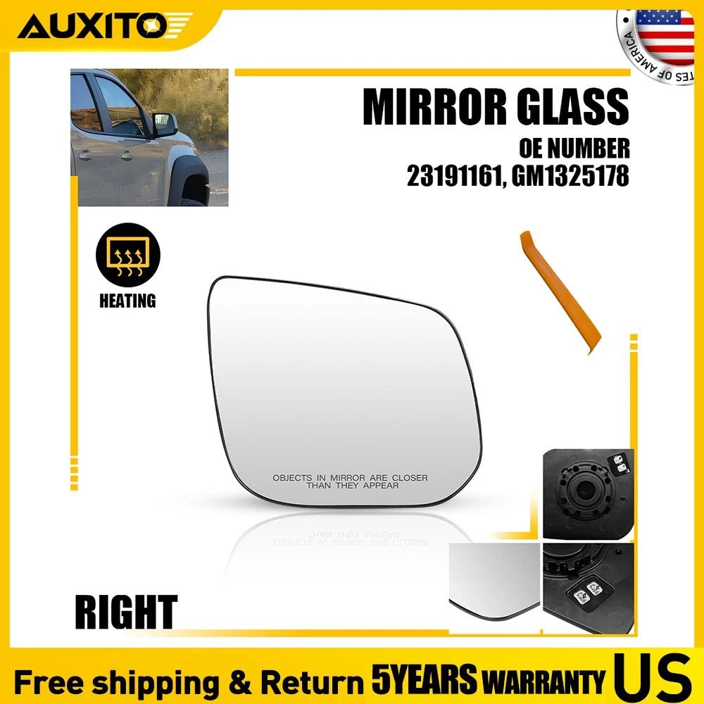 Heated Mirror Glass for Chevy Colorado (2015–2022) Right Passenger Side