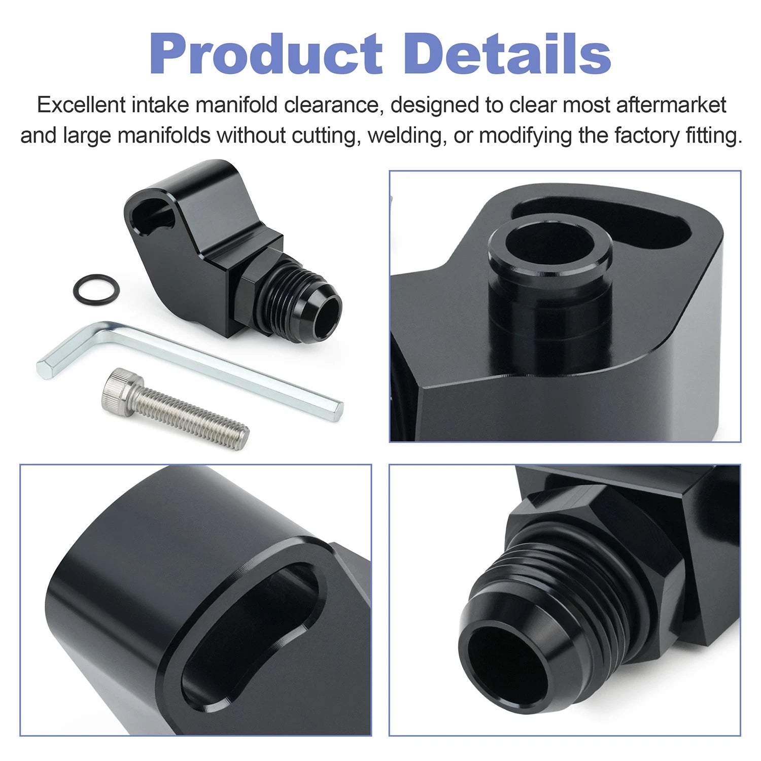 Power Steering Pump Suction Fitting for Toyota Nissan 1JZ 2JZ (1990–2002)