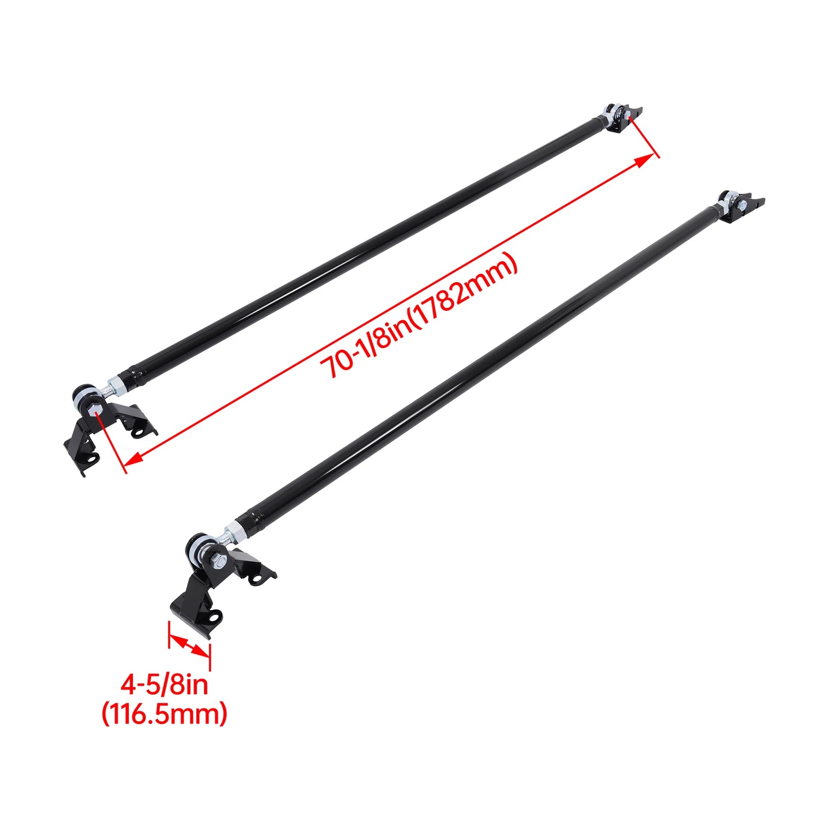 Pair Rear Traction Tie Bar for Chevy Silverado 2500 3500 & GMC Sierra (2001–2010)