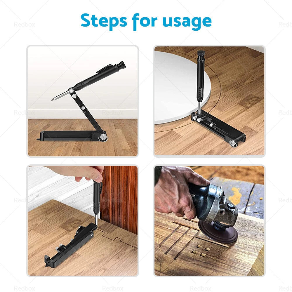 Multi-function scribing tool for woodworking with 6 pencils