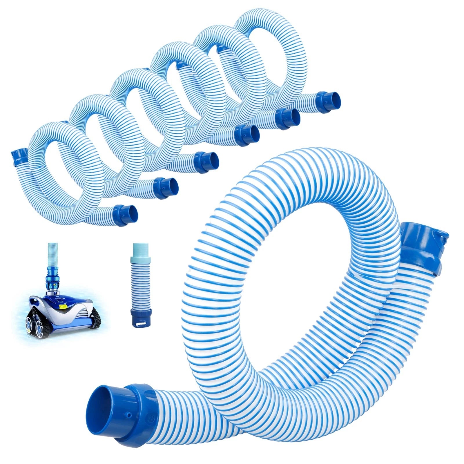 7Pcs 39" Twist Lock Hose for Zodiac Baracuda MX6 MX8 X7 T5 (R0527700)