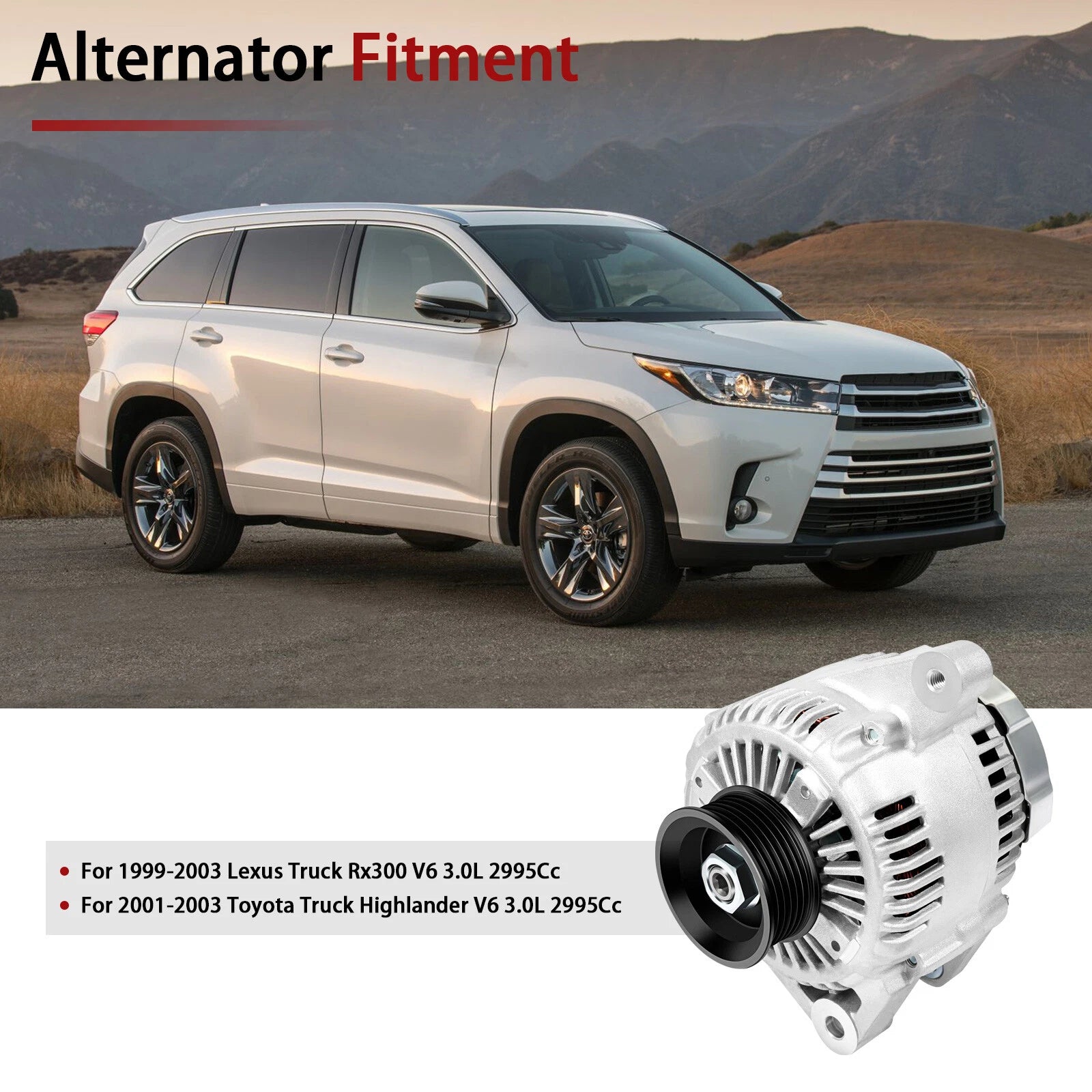 Alternator for Lexus RX300 (1999-2003)