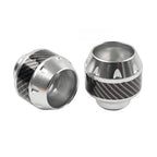 Silver Front Fork Frame Sliders for Motorcycle Crash Protection