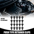 20 Pcs Push Type Retainer Clips No. 909140062 for Subaru Ascent (2019–2022)