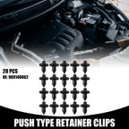 20 Pcs Push Type Retainer Clips No. 909140062 for Subaru Ascent (2019–2022)