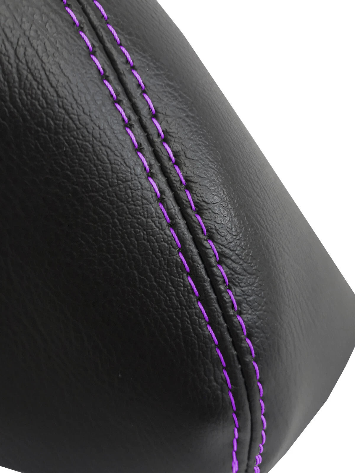 Manual Shift Boot for Hummer H3 (2005–2010) Purple Stitch Leather Synthetic