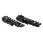Rear Footrests Passenger Foot Pegs for Peugeot Speedfight 4 (2013–2023) Black