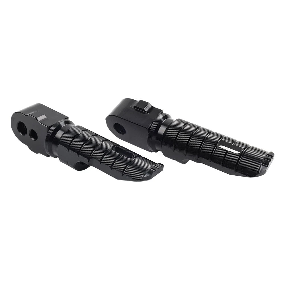 Rear Footrests Passenger Foot Pegs for Peugeot Speedfight 4 (2013–2023) Black