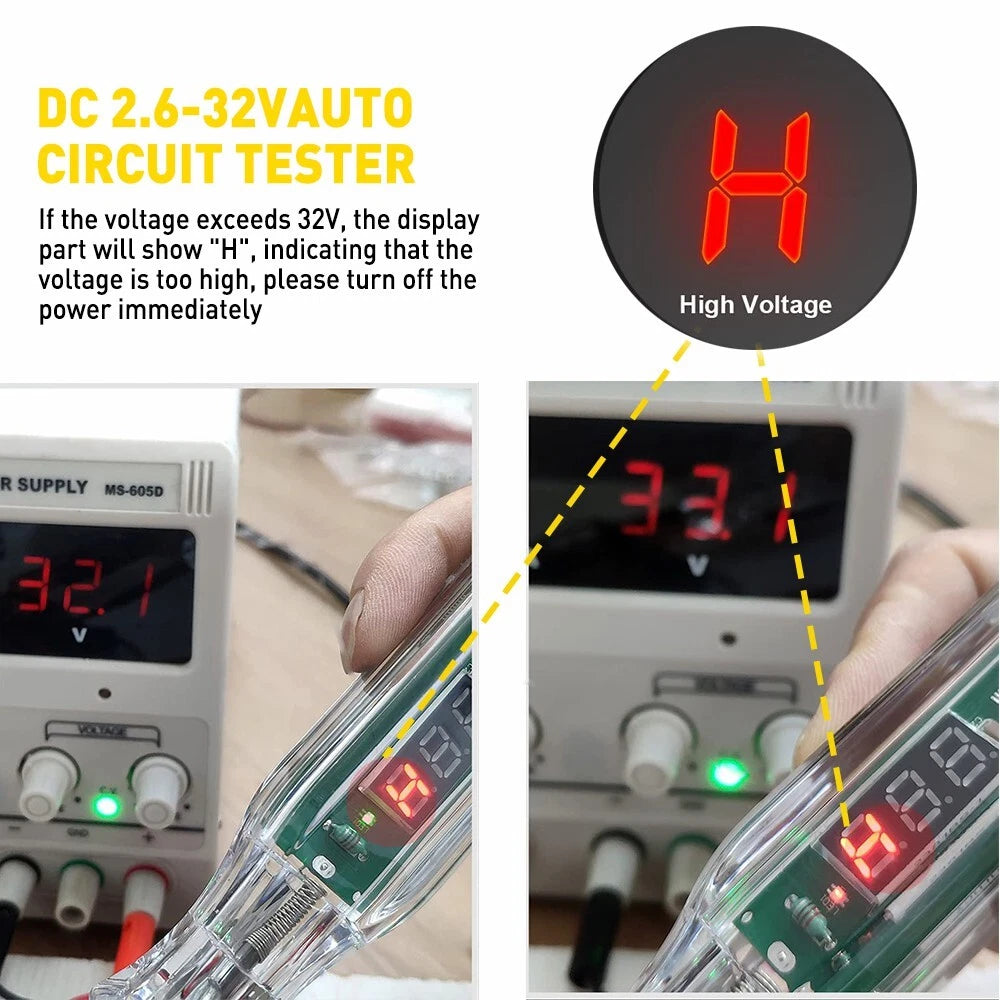 Digital Electric Circuit Tester for Car Truck (6-24V)