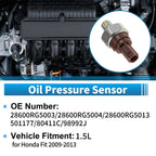 Engine Oil Pressure Sensor No.28600RG5003 for Honda Fit (2009–2013) 1.5L