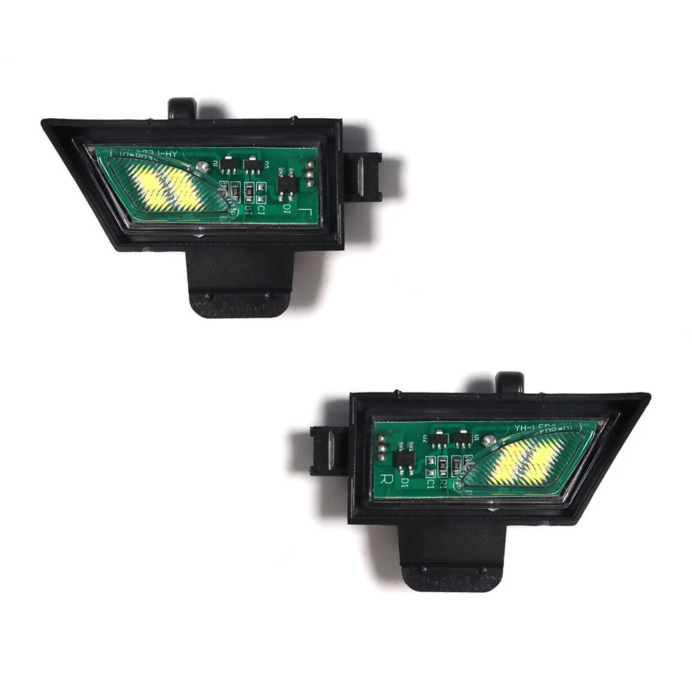 White LED Side Mirror Puddle Lights for Volkswagen Golf 2015–2023
