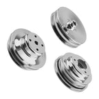 Chrome Crankshaft & Steering Pulley for Chevy 396 427 454 (1965–1970)