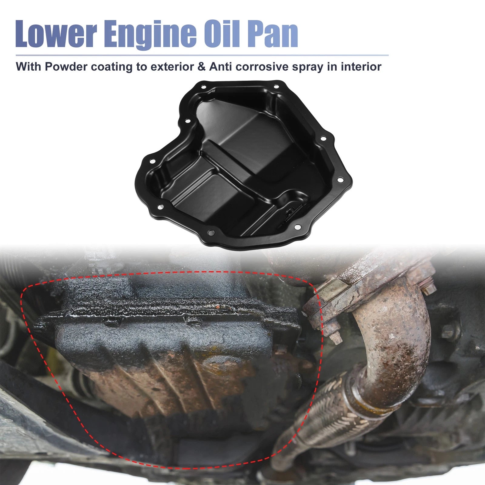 Engine Oil Pan Replacement for Nissan Sentra (2013–2019) No. 111103RC0C