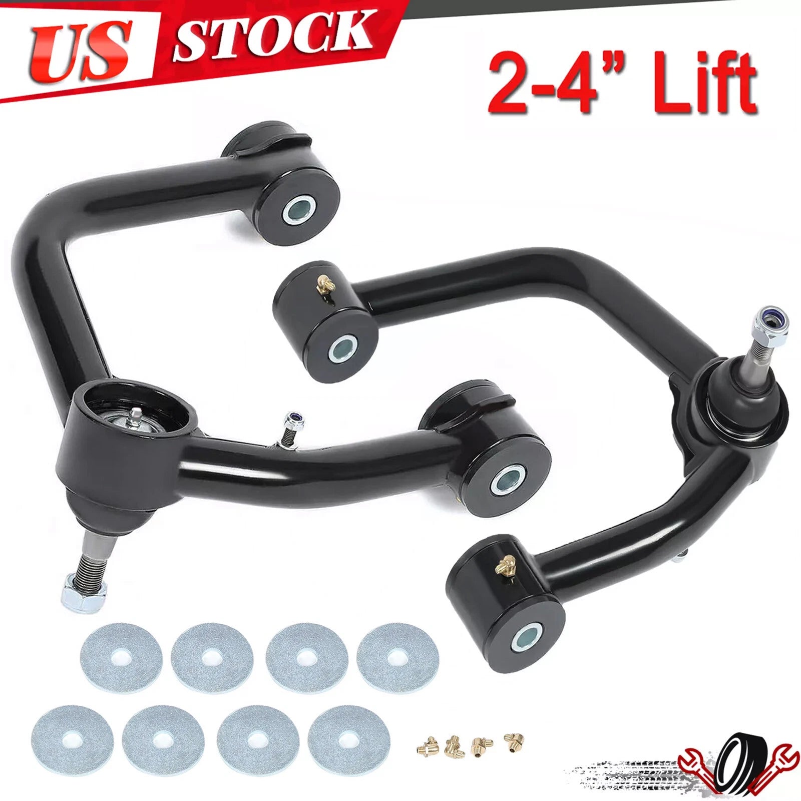 Front Upper Control Arm Kit for Toyota Tacoma (2005–2015) 2-4" Lift