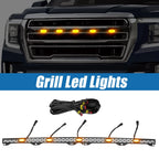 Front LED Grille Lights with Bracket for Toyota Tundra (2014–2020) Amber
