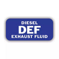 DEF Diesel Exhaust Fluid Sticker Decal Weatherproof 1"x 2" for All Vehicles