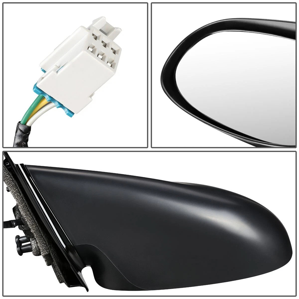 Power Side View Door Mirror Right for Saturn LW L L300 (2000–2005) GM1321256