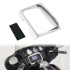 Chrome Deluxe Tri Line Stereo Trim Cover for Harley Touring FLH/T (2014–2024)