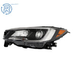 Halogen Headlight Left Side for Subaru Legacy Outback (2018–2019) Black Housing