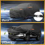 Car Cover Waterproof All Weather for Honda Pilot (2016–2023) 190T-PU Zipper