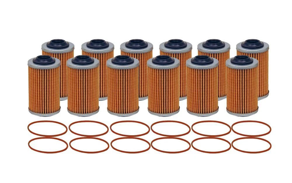 Set of 12 Wix 57090 Engine Oil Filter Kit for (Metal Canister)