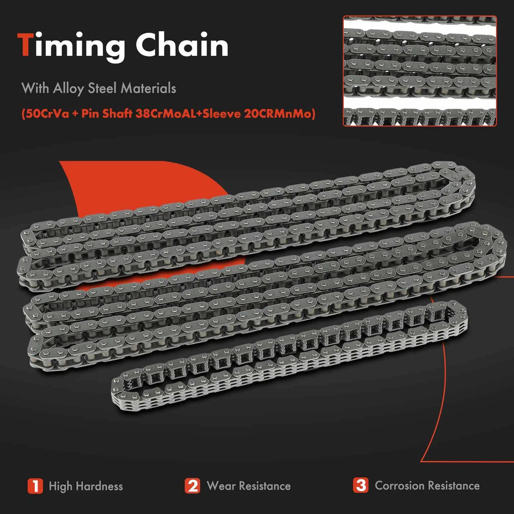 Timing Chain Kit for GMC Acadia (2017–2019) Chevy Camaro (2016–2019) Colorado