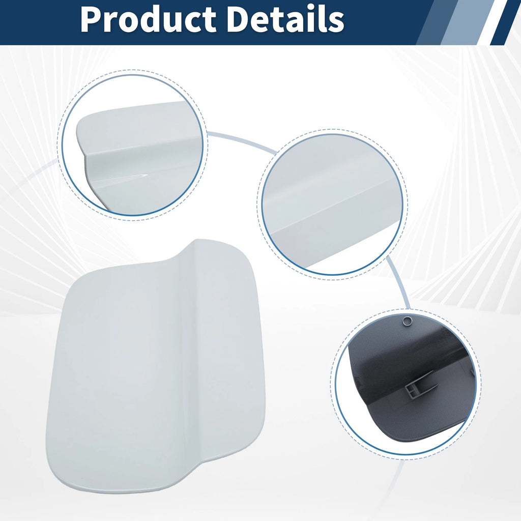 Rear White Fuel Door Gas Filler Lid Cover Cap 5NN809909 for VW Tiguan (2018–2024)