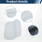 Rear White Fuel Door Gas Filler Lid Cover Cap 5NN809909 for VW Tiguan (2018–2024)