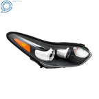 Headlight for Kia Sportage (2017-2019) Halogen with LED DRL Black Housing