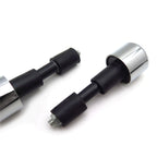 Set of 2 Chrome 7/8" Motorcycle Anti Vibration Handle Bar End Caps for Harley