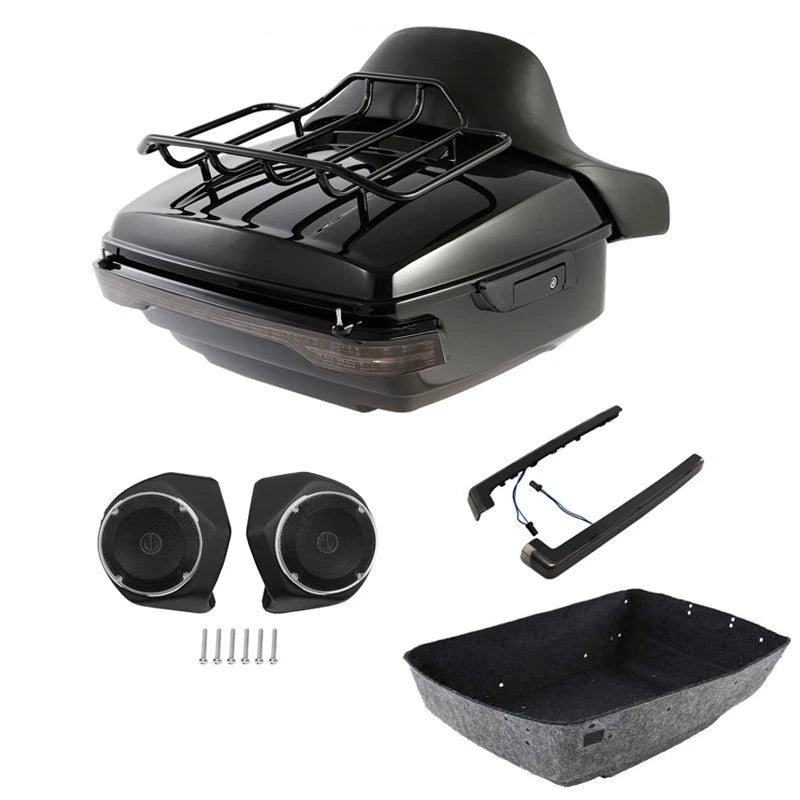 LED Speaker Backrest Rack for Harley CVO Street Glide (2014–2026)