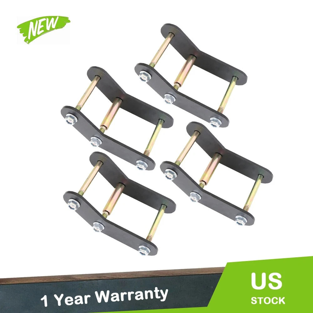 Set of 4 Shackles for Jeep Wrangler YJ (1987–1995) 1.5" Lift Kit