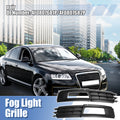 Pair Fog Light Mesh Grille for Audi A6 C6 Avant (2008–2011)