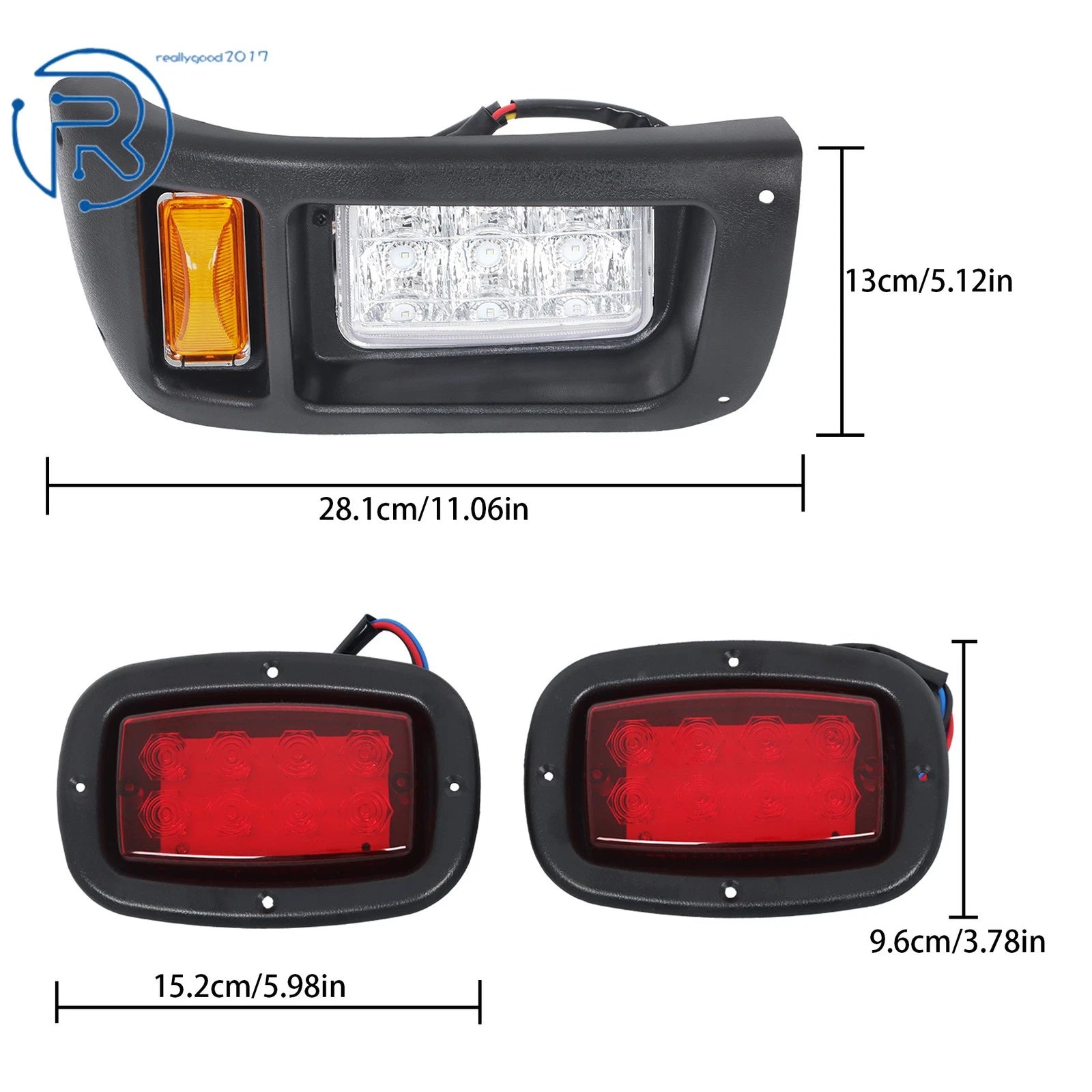 LED Light Kit for Club Car DS (1993–Present) - Headlights & Tail Lights