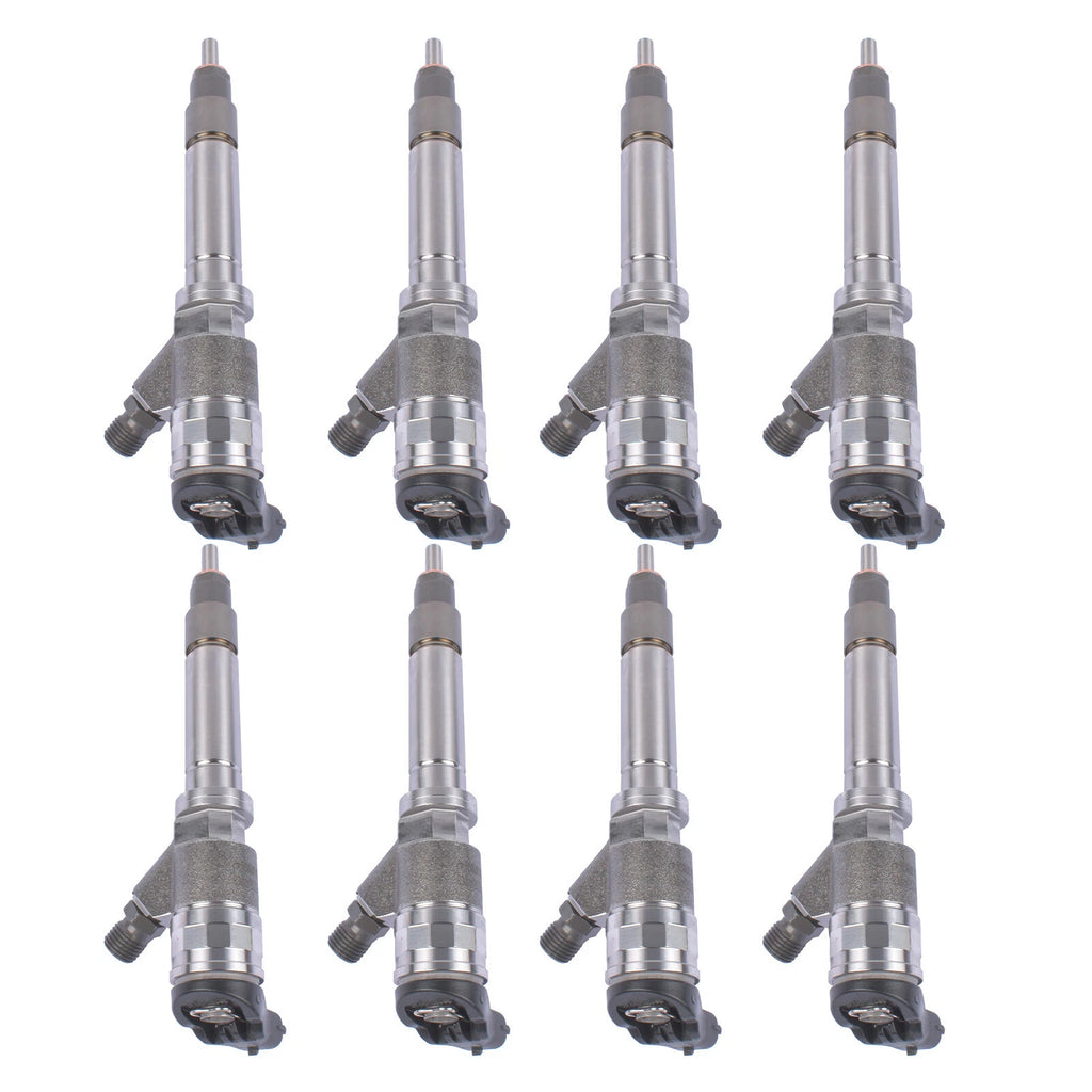 Set of 8 Diesel Injectors for GMC Savana Sierra Chevy Silverado (2006–2007)