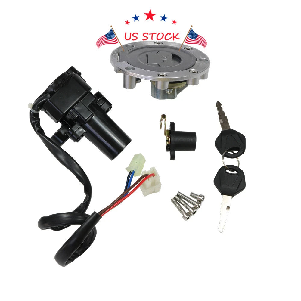 Ignition Switch Lock & Fuel Gas Cap Key Set for Yamaha MT03 YZF XJ6 R6 R1 (2006–2012)
