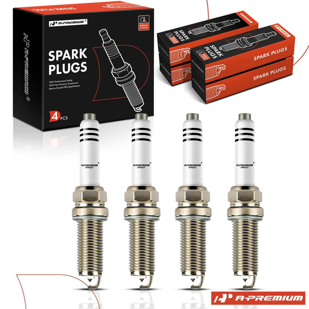 Set of 4 Iridium Platinum Spark Plugs for Mercedes-Benz GLA45 AMG (2015–2019)